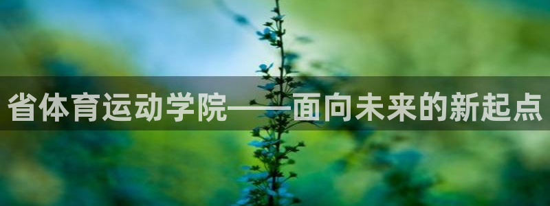 公海赌赌船官方正版app集团：省体育运动学院——面向未来的新