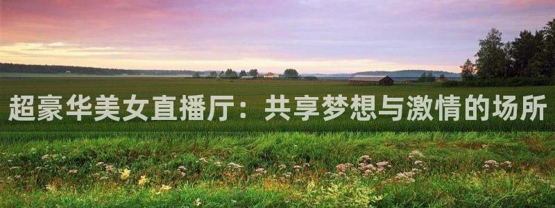 松鼠直播tv：超豪华美女直播厅：共享梦想与激情的场所