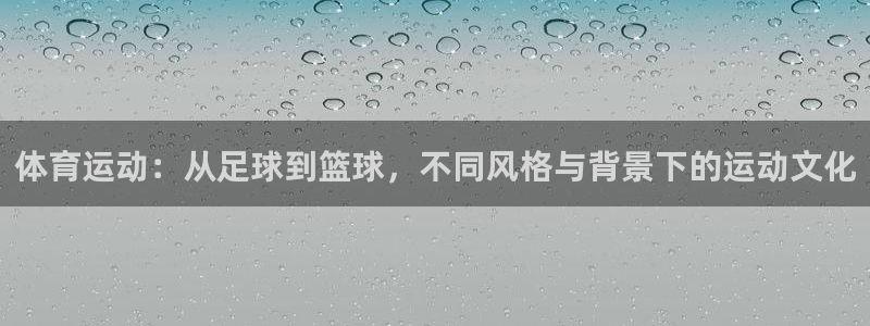 海南公海赌赌船官网下载：体育运动：从足球到篮球，不同风格与背
